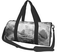 Drapeau des États-Unis Braaap Motocross Dirt Bike Voyage Bagage Duffel Bag Sports Rolling Pliable Duffel Bag, Marbling