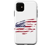 Drapeau des États-Unis d'Amérique pour Les patriotes Coque pour iPhone 11