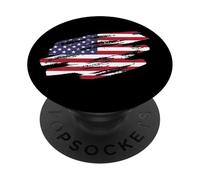 Drapeau des États-Unis d'Amérique pour Les patriotes PopSockets PopGrip Adhésif