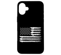 Drapeau des États-Unis de Guitares électriques Musicien américain Rockeur Coque pour iPhone 16 Plus
