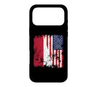 Drapeau des États-Unis d'Indonésie Vieilli - Demi américain Coque pour iPhone 17 Pro Max