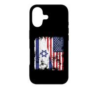 Drapeau des États-Unis d'Israël Vieilli - Demi américain Coque pour iPhone 17