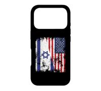 Drapeau des États-Unis d'Israël Vieilli - Demi américain Coque pour iPhone 17 Pro