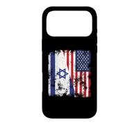 Drapeau des États-Unis d'Israël Vieilli - Demi américain Coque pour iPhone 17 Pro Max