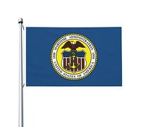 Drapeau des États-Unis Drapeaux de l'administration maritime 0,9 x 1,5 m Drapeau de décoration extérieure Bannière légère Drapeaux de fête à la maison Yard 3 x 5 drapeaux