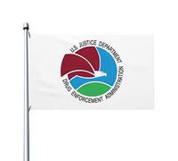 Drapeau des États-Unis Drug Enforcement Administration Drapeau 0,9 x 1,5 m Décoration extérieure bannière légère bannière maison et fête décoration de jardin 3 x 5 bannière