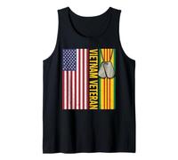 Drapeau des États-Unis du Vietnam pour vétérans du Vietnam Débardeur