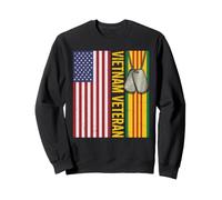 Drapeau des États-Unis du Vietnam pour vétérans du Vietnam Sweatshirt