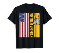 Drapeau des États-Unis du Vietnam pour vétérans du Vietnam T-Shirt Graphique avec Valeur