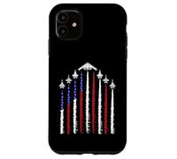 Drapeau des États-Unis Jets de combat 4 juillet pour hommes, femmes, enfants patriotiques Coque pour iPhone 11