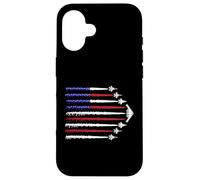 Drapeau des États-Unis Jets de combat 4 juillet pour hommes, femmes, enfants patriotiques Coque pour iPhone 16