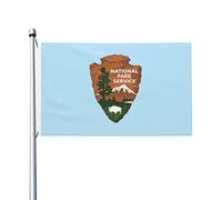 Drapeau des États-Unis National Park Service drapeau 0,9 x 1,5 m décoration extérieure bannière légère bannière maison et fête décoration de cour 3 x 5 bannière
