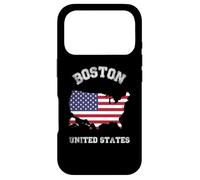 Drapeau des États-Unis Vieilli Boston Coque pour iPhone 17 Pro