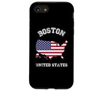 Drapeau des États-Unis Vieilli Boston Coque pour iPhone SE (2020) / 7/8