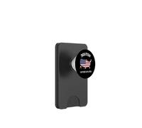 Drapeau des États-Unis Vieilli Boston PopSockets PopWallet pour MagSafe