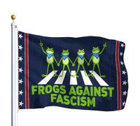 Drapeau des Grenouilles contre le Fascisme pour le Bureau