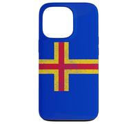 Drapeau des ÎLES Aland Finlande Coque pour iPhone 13 Pro