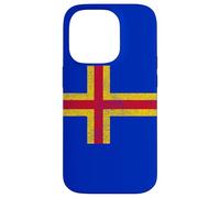 Drapeau des ÎLES Aland Finlande Coque pour iPhone 14 Pro