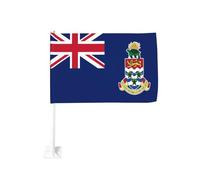 Drapeau des îles Caïmans pour voiture, extérieur, fenêtre, clip 30 x 45 cm, décoration de voiture double face