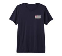 Drapeau des îles Chagos - Territoire Britannique de l'océan Indien T-Shirt Haut de Gamme
