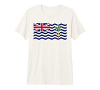 Drapeau des îles Chagos - Territoire Britannique de l'océan Indien T-Shirt Haut de Gamme