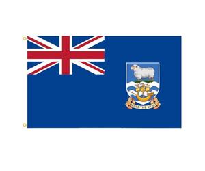 Drapeau des îles Malouines, bateau à manches et cabane dans les arbres | Union Jack