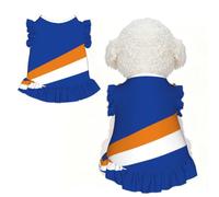 Drapeau des îles Marshall M Vêtements pour animaux de compagnie pour petits chiens - Tenue d'été mignonne pour chiot - Vêtement doux et respirant pour chat