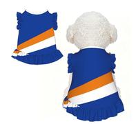 Drapeau des îles Marshall XS Vêtements pour animaux de compagnie pour petits chiens - Tenue d'été mignonne pour chiot - Vêtement doux et respirant pour chat