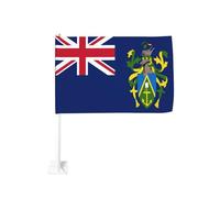 Drapeau des îles Pitcairn pour voiture, extérieur, fenêtre, clip 30 x 45 cm, décoration de voiture double face