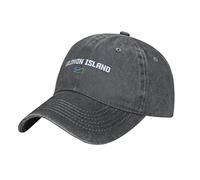 Drapeau des Îles Salomon Cool Homme Femme Strapback Cap Lègére Casquette De Baseball Réglable Casquette-Hip Hop pour Sport Trucker Pêche