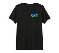 Drapeau des Îles Salomon T-Shirt Haut de Gamme