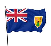 Drapeau des îles Turques-et-Caïques, bannière de décoration extérieure pou