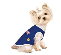 Drapeau des îles Turques et Caïques Imprimé Chiens Chats T-shirt sans manches Gilet Doux Extensible À porter Intérieur Extérieur Mode Gear