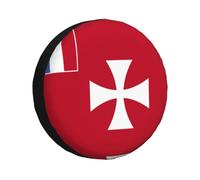 Drapeau des îles Wallis et Futuna 43,2 cm - Housse de pneu de secours étanche
