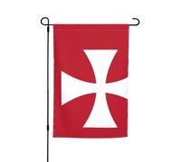 Drapeau des îles Wallis et Futuna - Décoration de jardin - Design durable et élégant pour toutes les saisons - Convient pour terrasse, balcon, pelouse