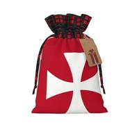 Drapeau des îles Wallis et Futuna Deux couleurs Sac cadeau M Beau Pratique Convient pour Noël Anniversaire