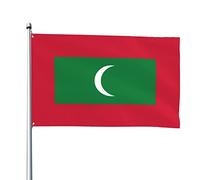 Drapeau des Maldives 3 x 5 pieds, panneau de jardin, bannière décorative