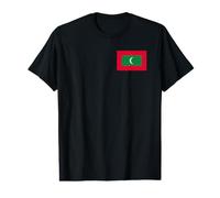 Drapeau des Maldives des Maldives T-Shirt Graphique avec Valeur
