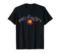 Drapeau des Montagnes Colorado - Paysage de Denver - Cadeau Souvenir T-Shirt