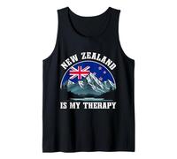 Drapeau des Montagnes « New Zealand is My Therapy » Débardeur