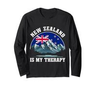 Drapeau des Montagnes « New Zealand is My Therapy » Manche Longue