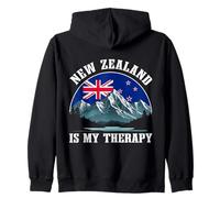 Drapeau des Montagnes « New Zealand is My Therapy » Sweat à Capuche