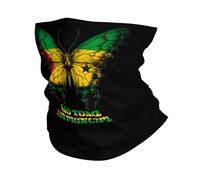 Drapeau des Papillons De Sao Tomé-Et-Principe Homme Femme Bandeau Élastique Foulard Douce Cache Cou pour Golf Voyage Sport Été