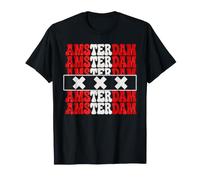 Drapeau des Pays-Bas Amsterdam - Souvenir de la fierté de la Ville néerlandaise T-Shirt
