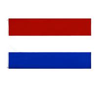 Drapeau des Pays-Bas de 0,9 x 1,5 m, couleur vive et résistant à la décoloration, double couture, drapeau national hollandais en polyester avec œillets en laiton, drapeau rouge, blanc, bleu