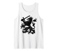 Drapeau des Pays-Bas Dutch Pride Holland Roots Lion Coat of Armes Débardeur