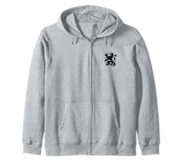 Drapeau des Pays-Bas Dutch Pride Holland Roots Lion Coat of Armes Sweat à Capuche