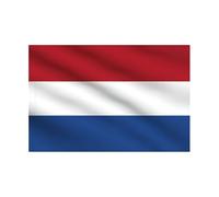 Drapeau des Pays-Bas en polyester avec œillets en laiton - Résistant à la décoloration - Bords doubles cousus - Bannière patriotique pour maison, événement ou entreprise - 1,5 x 0,9 m
