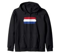 Drapeau des Pays-Bas Patriotique Souvenir Vacances Patriotique Sweat à Capuche