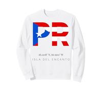 Drapeau des Relations publiques de Porto Rico Isla Del Encanto Mois du Patrimoine Sweatshirt